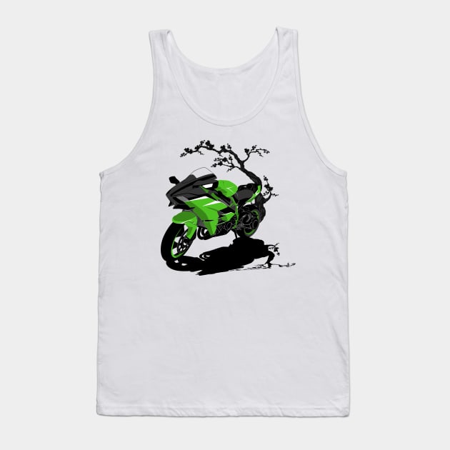 Sakura Ninja Tank Top by Xieghu